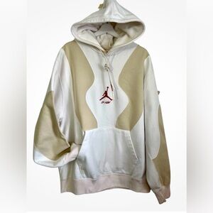 NIKE Air Jordan X Off- White Sail University Red Hoodie